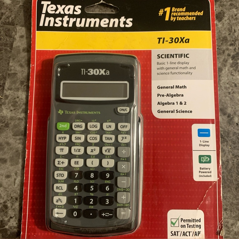 New Texas Instruments TI-30Xa Scientific Calculator